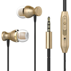 Universal Magnetic Wired Control In-ear Stereo Earphone Headphone with Mic