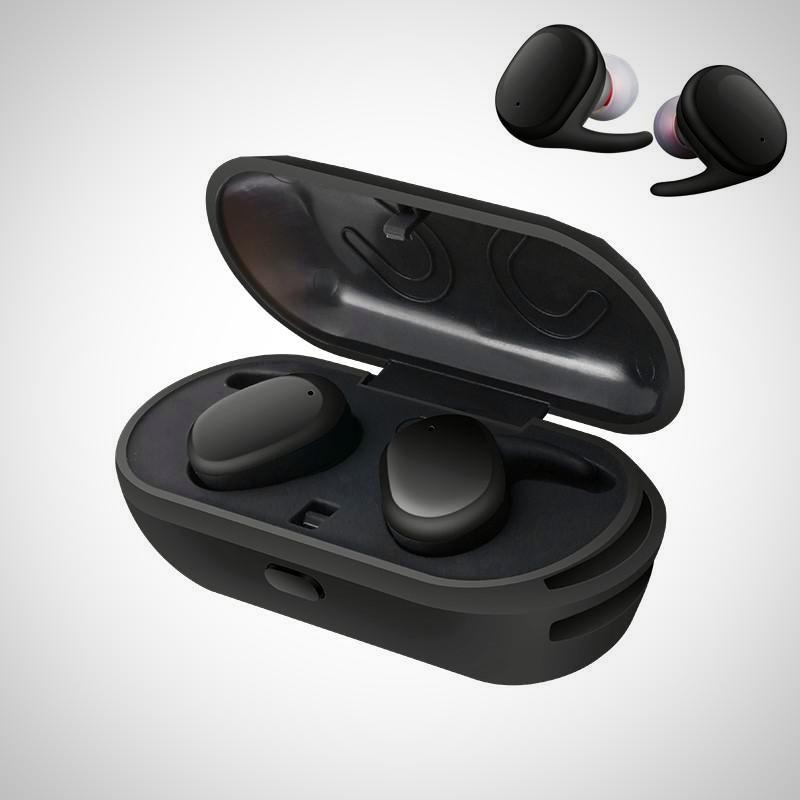 [True Wireless] Bluetooth Earphone Basic Version Stereo Voice Prompts Headphones with Charging Box