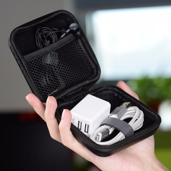 ORICO Earphone Box Portable Waterproof Shockproof Hard Cable Storage Case Bag Card Charger Organizer