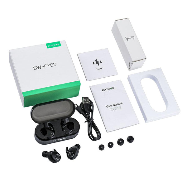 Blitzwolf® BW-FYE2 True Wireless Bluetooth 5.0 Headphone Hi-Fi Stereo Sound Bilateral Calls Earphone