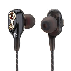 Enhanced Bass Earbuds High-Performance Dual Dynamic Driver System Earphone 360-degree Stereo Sound 