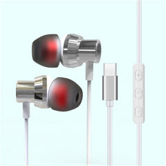 Bakeey Type-c Earphone Metal Stereo Surround Sound Sports With Mic For Xiaomi Note3 mix2 Huawei