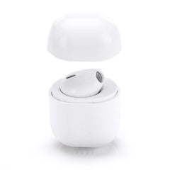 IP8 Mini Single Wireless Bluetooth Earphone Invisible Headphone with Charging Box for iPhone Xiaomi