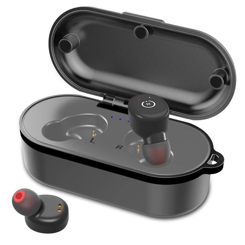 [Bluetooth 5.0] Wireless Earphone TWS HIFI IPX8 Waterproof Noise Cancelling Sport With Charging Case