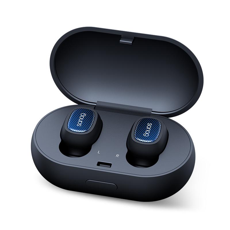 [Truly Wireless] Mini Dual Bluetooth Earphone Stereo IPX5 Waterproof Headphones With Charging Box