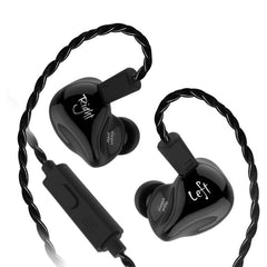 KZ ZS4 HiFi Dynamic Balanced Armature Earphone Noise Cancelling 3.5mm Wired Control Bass Headphone