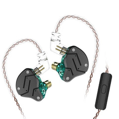 KZ ZSN HiFi Dynamic Balanced Armature Driver Hybrid Earphone Noise Cancelling 3.5mm Wire Headphone