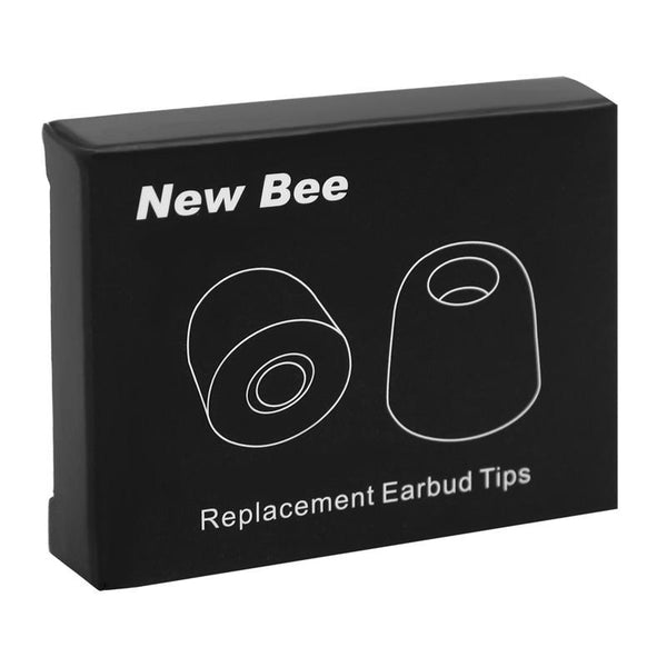 New Bee 3 Pairs of Rebound Memory Foam Tips 3 Pairs of Silicone Earbuds for Earphone Headphone