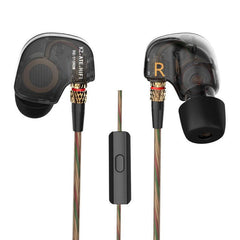 KZ ATE 3.5mm Metal In-ear Wired Earphone HIFI Super Bass Copper Driver Noise Cancelling Sports