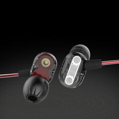 KZ ZSE HiFi Double Dynamic Driver 3.5mm Wired Noise Isolating Heavy Bass In-ear Earphone Headphone