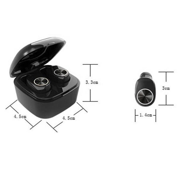 [Truly Wireless] V7 Bluetooth Earphone Invisible Stereo Waterproof Lightweight With Charging Box