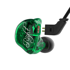 KZ ZSR Plus HiFi Six Drivers 2BA+DD Earphone Dual Balanced Armature Dynamic Hybrid Bass Headphone