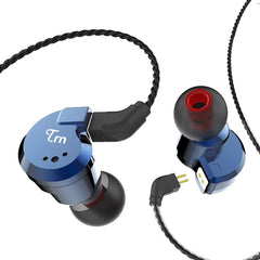 [8 Drivers] TRN V80 2BA+2DD Hybrid Earphone HiFi Dual Balanced Armature Dual Dynamic Bass Headphone