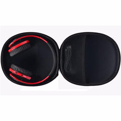 Universal Black PU Earphone Line Bag Headphone Large Capacity Storage Bag