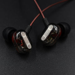 KZ ZSE HiFi Double Dynamic Driver 3.5mm Wired Noise Isolating Heavy Bass In-ear Earphone Headphone