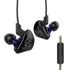 KZ ES3 HiFi 4 Drivers Balanced Armature Dynamic Driver Hybrid Earphone Headphone for iPhone Samsung