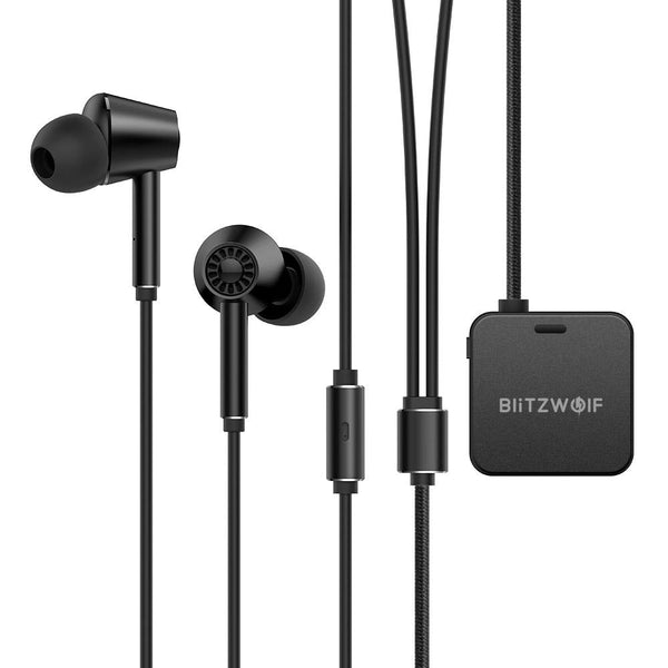 BlitzWolf® BW-ANC1 Active Noise Cancelling Wireless Bluetooth Earphone AptX Hi-Fi Stereo Headphone