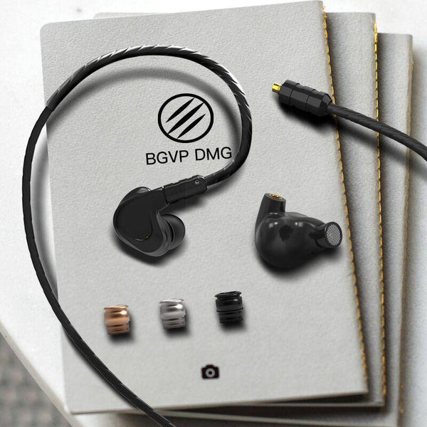 BGVP DMG 2DD 4BA Hybrid Driver Earphone Metal High Fidelity Monitor with Detachable MMCX Audio Cable