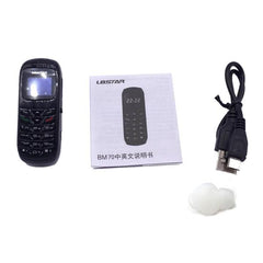 L8Star BM70 300mAh 0.66 Inch Single SIM Headset Dialer Bluetooth Earphone Mini Card Phone