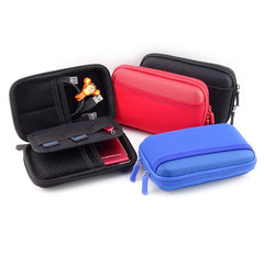 Outdooors Portable Two-layer Shockproof Power Bank USB Charging Cable Storage Bag for Phone Earphone