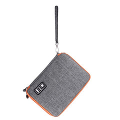 Universal Double Layers Large Capacity Data Cable Storage Bag Earphone USB Cable Organizer Bag