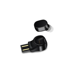 X12 Mini Portable Single Wireless Bluetooth Earphone Invisible Headphone with Magnetic USB Charger