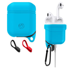 Bakeey Waterproof Shockproof Earphone Case With Hook For Apple AirPods