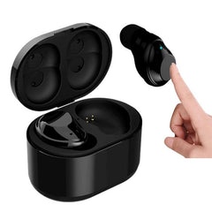 [Truly Wireless] TWS-X6 Touch Control IPX5 Waterproof Bluetooth Earphone Headphone With Charger