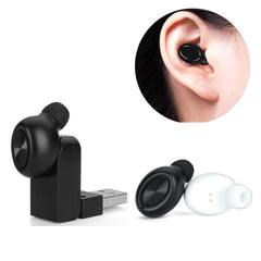 X17 Wireless Bluetooth USB Rechargeable Mini Noise Cancelling Voice Control Sports Earphone Headset