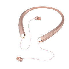 Portable Wireless Bluetooth Earphone HIFI Stereo Outdoor Sport Handsfree Neck Hanging With Mic