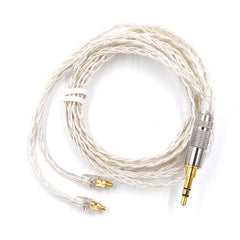 Original KZ MMCX 3.5mm Earphone Cable Silver Plated Upgrade Wire Universal Diy Music Cable