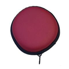 Small Round Carrying Storage Bag Case For Earphone Cable