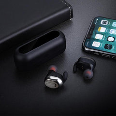 [Truly Wireless] WK BD800 Dual Bluetooth Earphone In-ear Stereo Sport Earphone With Charging Box