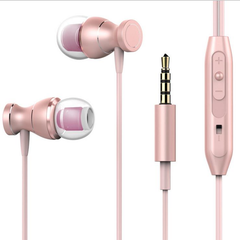 Universal Magnetic Wired Control In-ear Stereo Earphone Headphone with Mic