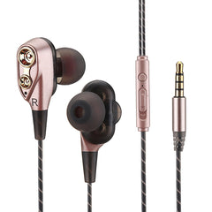 Enhanced Bass Earbuds High-Performance Dual Dynamic Driver System Earphone 360-degree Stereo Sound 