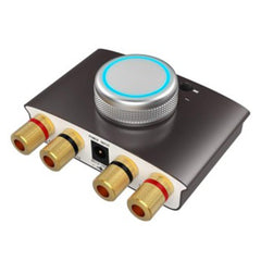 Bluetooth 4.2 Mini Digital 200W Amplifier DSP HIFI Stereo Sound High-Power Amp With Earphone Speaker