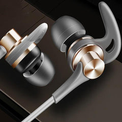 Fonge J02 Metal Sport Running Noise-cancelling Earphone Headphone with Mic for Mobile Phone Xiaomi